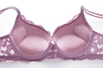 Women Sexy Lace Bra Padded Push Up Lingerie Intimates Elegant Ladies Underwear Casual Daily Female Bra
