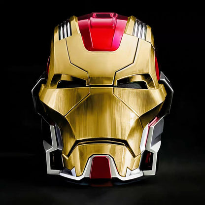 Iron Man MK17 Jarvis Voice Controlled Auto Open Close Electronic Helmet Mask Face Cover Collectible Toy Decor For Superhero Fans