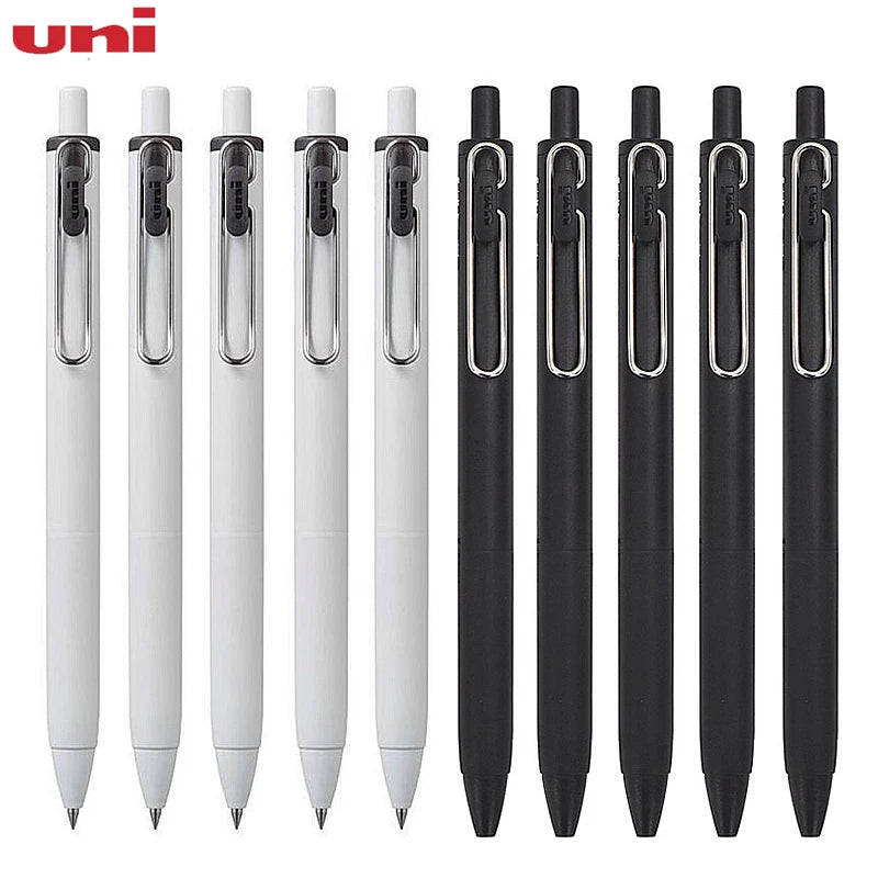 uni-ball one Mitsubishi Limted Gel Pen,Black/Red/Blue/Navy Blue Core Black Technology Signing Canetas for homework,test,meeting