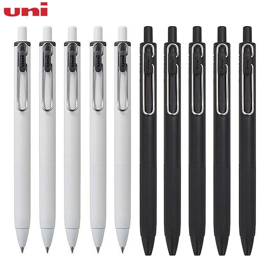 uni-ball one Mitsubishi Limted Gel Pen,Black/Red/Blue/Navy Blue Core Black Technology Signing Canetas for homework,test,meeting