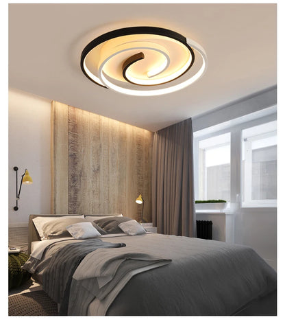 220V 230V Household LED Ceiling Lights Modern Living Room Bedroom Ceiling Light 40/50cm Simple Ceiling Lamp Low Floor Lighting
