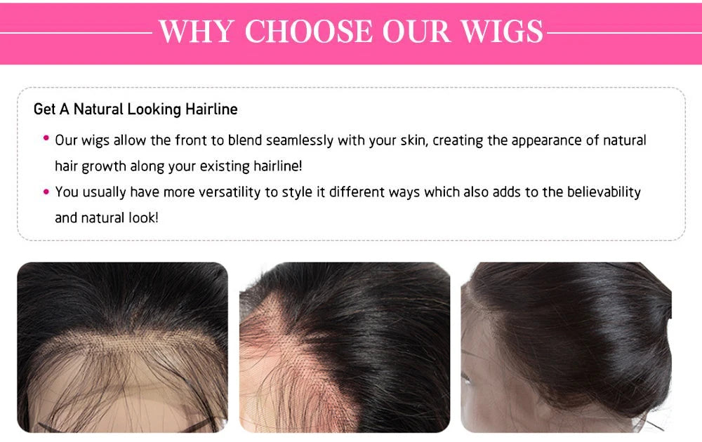 HD Transparent 13x4 13x6 Body Wave Lace Front Wig Pre Plucked 360 Lace Frontal Wig Human Hair Wigs For Women 7x6 Wig 200 Density