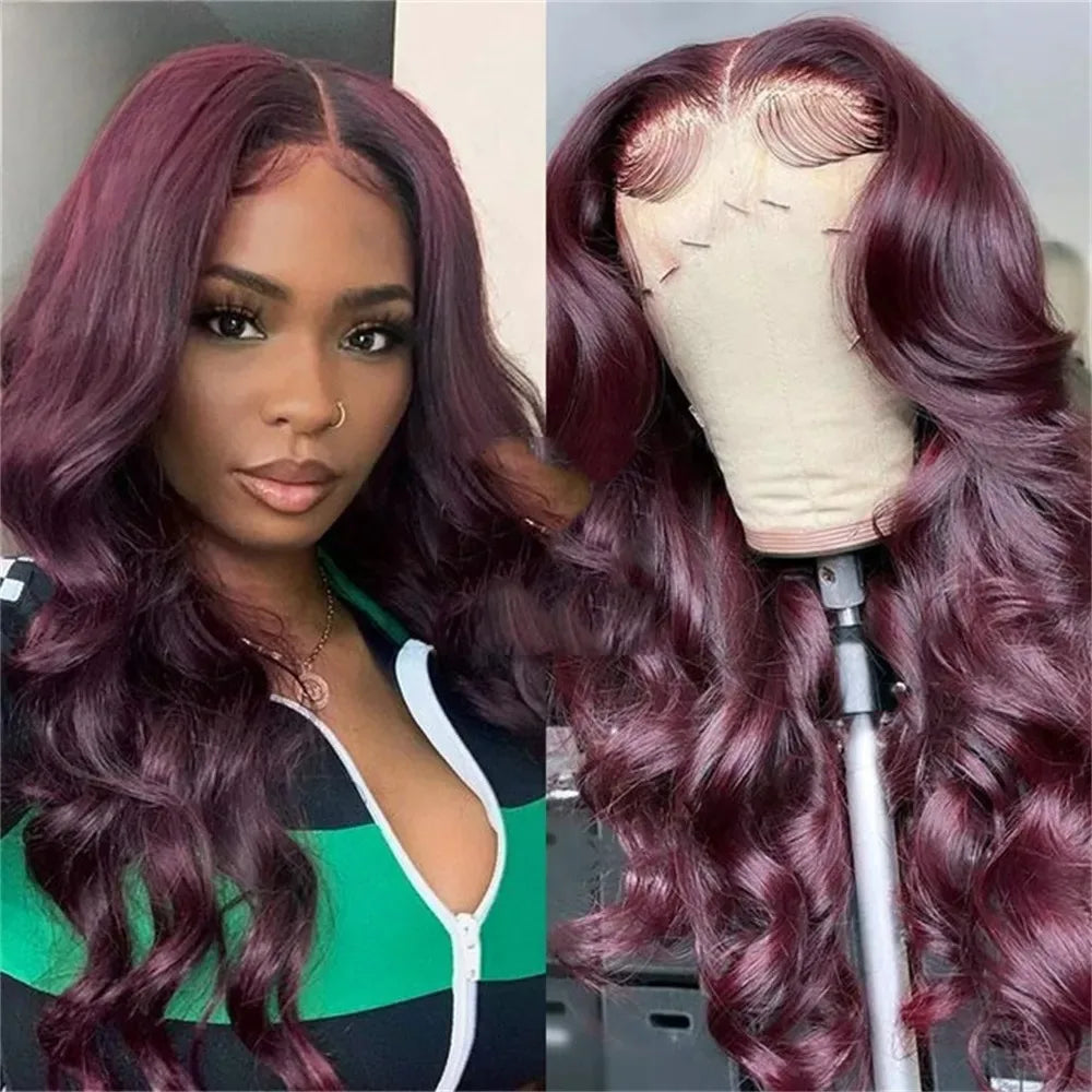 Yellow Wig 13x4 HD Body Wave Lace Frontal Wig Glueless Lace Front Wig Preplucked Synthetic High Quality Ready To Wear Cosplay