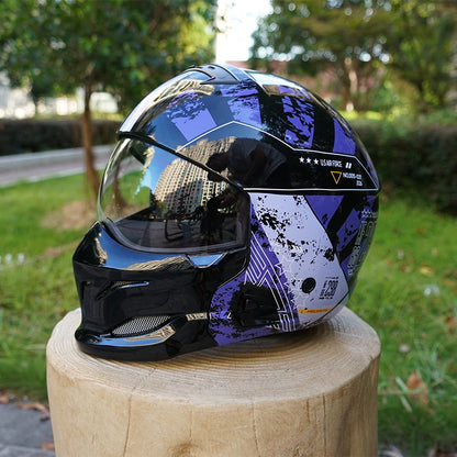 Scorpion Retro Motorcycle Helmet Removable Front Module Transparent Lens M L XL XXL Sizes Available for Motorbike Safety Gear
