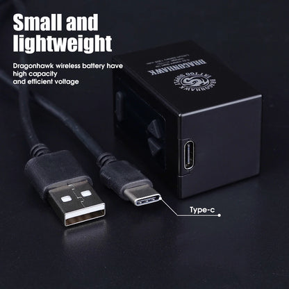 Mast K2 Wireless Tattoo Machine 3.5mm Stroke 1300mAh with Dragonhawk Battery for Beginner or Pro Studio Supplies