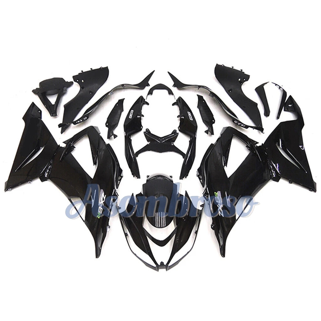 Motorcycle Aftermarket Fairing kit For Ninja ZX6R 2013 2014 2015 2016 2017 2018 ZX 6R 13-18 ZX-6R  white black body cover ZXMT