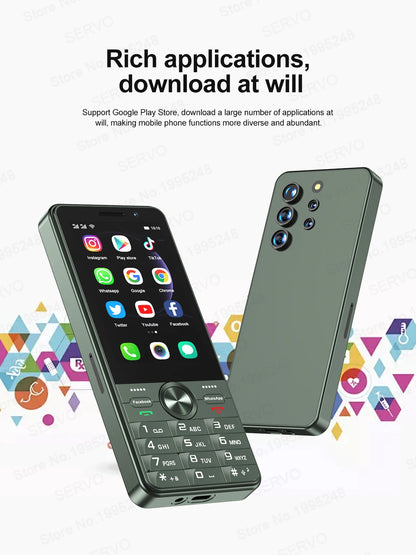 SERVO F25 PRO Android Smartphone 4G LTE 3.5" Touch Screen 2GB+16GB Play Store GPS FM Radio Button Smart Phones Dual SIM Standby
