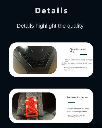 Flip up Motorcycle Helmet Full face Dual lens off-road Racing helmet Men Cascos para moto Motorbike Helmet DOT Approved For BMW