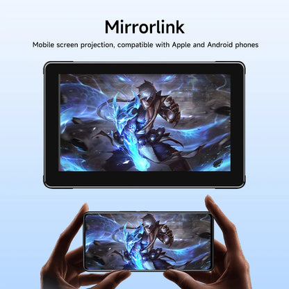 7-inch motorcycle navigation screen, Ipx 6, 1024 x 600, wireless automatic monitor, Android, Apple Carplay