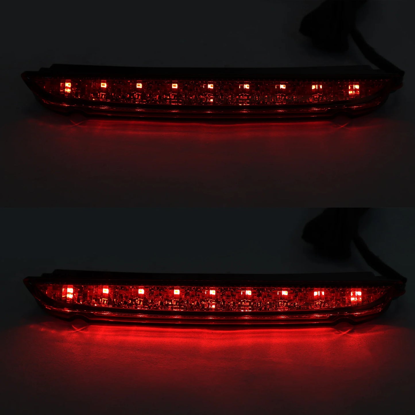 Luggage Rack Tail Brake Light LED For Harley Touring Electra Street Glide Road King 1993-2013 Air Wing Motorcycle