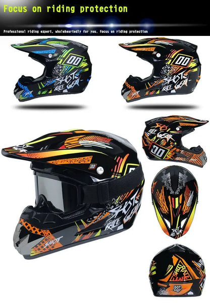 four seasons Racing Helmets Motorcycle Helmet  riding helmet and  rally Helmet Large adv Sports helmet Motocross Helmet Casco