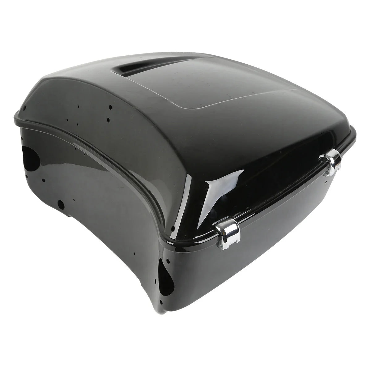 Black King Trunk W/ Black Latch Fit For Harley  Electra Road Street Glide Road King 2014-2025 2018 2021 Motorcycle
