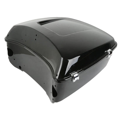 Black King Trunk W/ Black Latch Fit For Harley  Electra Road Street Glide Road King 2014-2025 2018 2021 Motorcycle