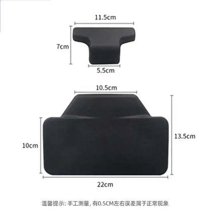 Motorcycle Passenger Backrest Back Pad Universal Self-adhesive Shockproof Moto Rear Top Case Box Luggage Cushion Pad Backrest