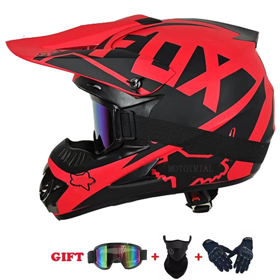 Motorcycle Helmet Youth Kids Child Full Helmet Children Helmets Motocross Casco Moto children Off-road Safety Protection DOT