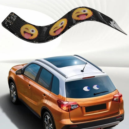 High Brightness Flexible Car LED Display DIY Pattern Text Rolling LED Sign for Car