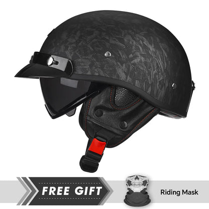 New Arrivals Retro Half Face Motorcycle Helmet DOT ECE Half Motorbike Helmets Men Women Unisex Low Profile Half Helm