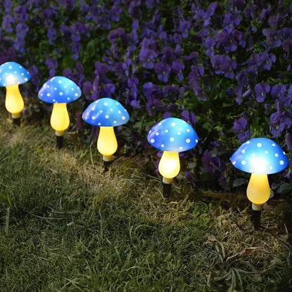 12 Pack RGB Solar Mushroom Light Solar Garden Stake Light 8 Modes Waterproof Mushroom Solar Light For Garden Yard Landscape