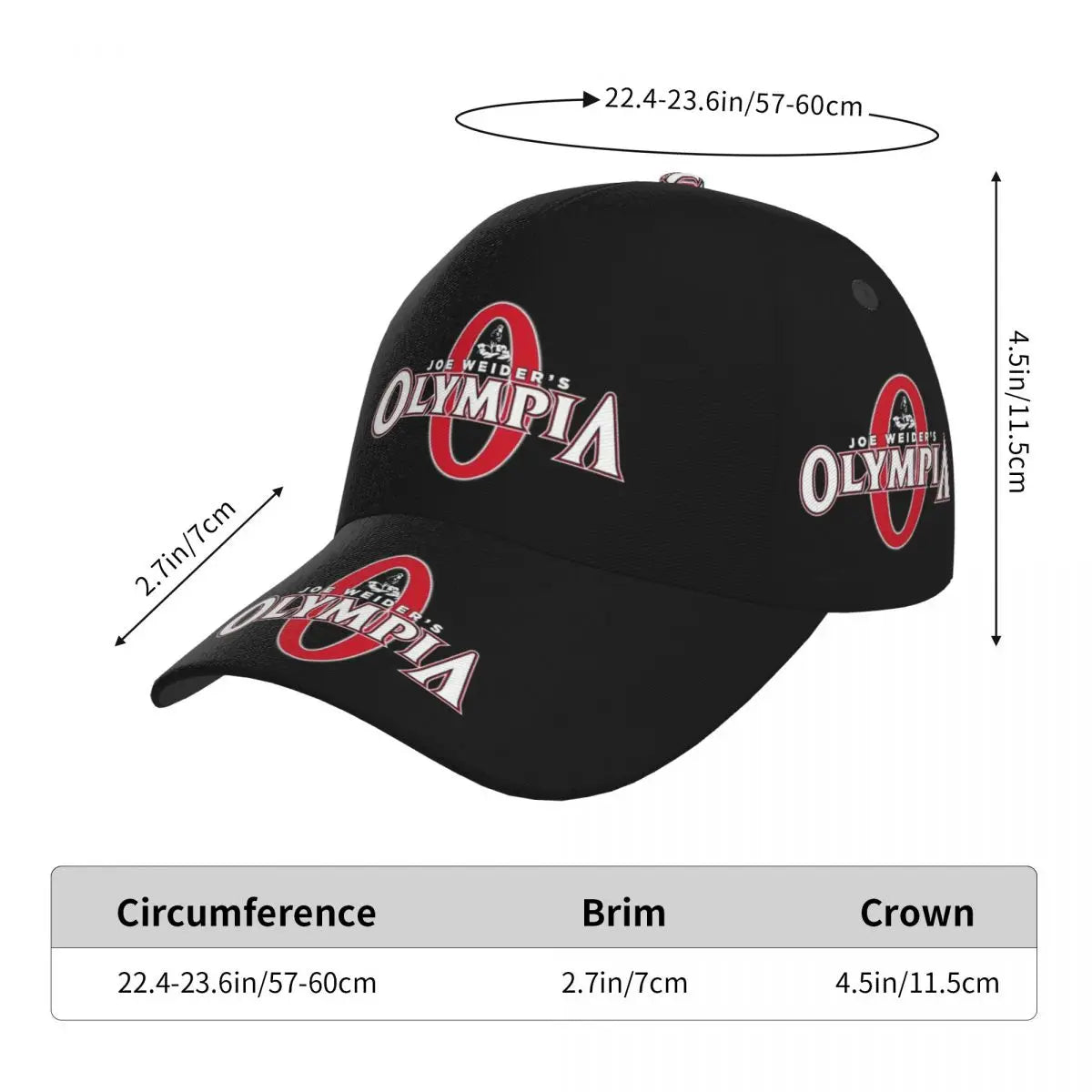 Unisex Baseball Hats Future Mr OLYMPIA Motivations Outdoor Streetwear Summer Sports Baseball Caps Hip Hop Cap Casquette