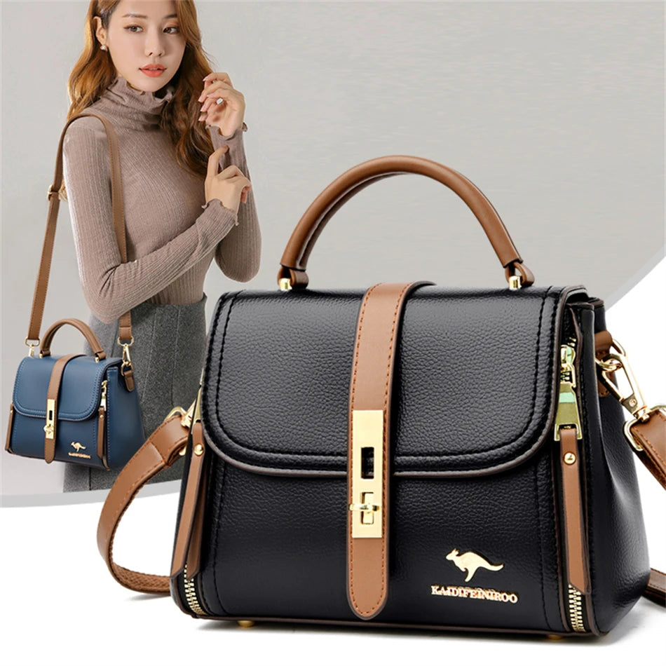 Genuine Brand Purses and Handbags Crossbody Luxury Designers High Quality Leather Fashion Messenger Shoulder Bags Tote Cover Sac