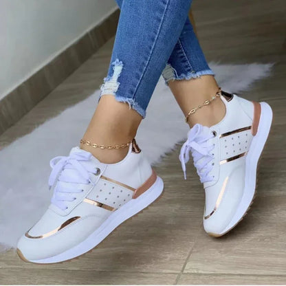 Brand Women Sneakers Comfortable Platform Shoes Female Fashion Large Size Casual Sport Shoes 2025 New Outdoor Women Running Shoe