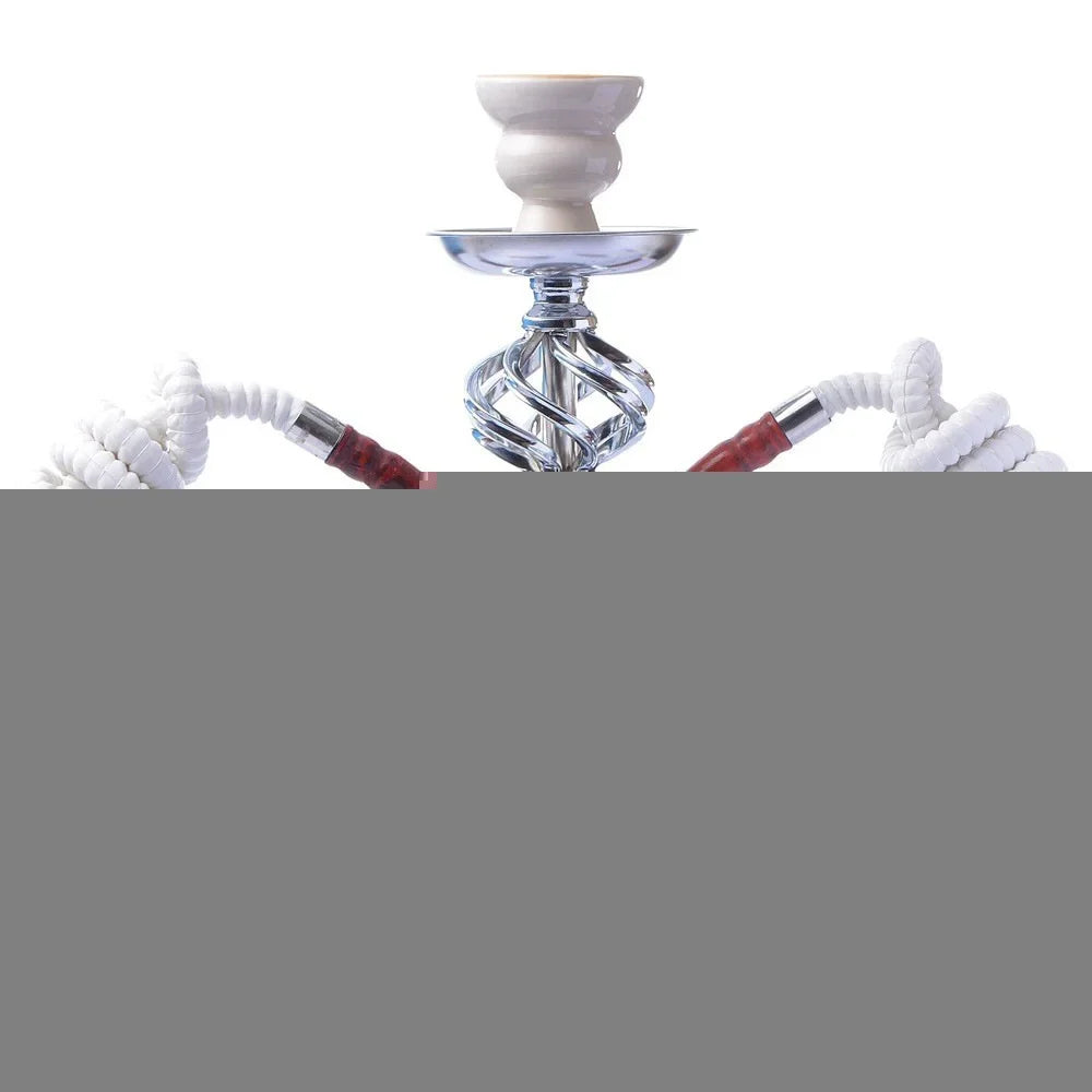Glass Complete Shisha Hookah Set with Ceramic Bowl Tongs Hookah Hose Shisha Nargile Sheesha Narguile Chicha Water Pipe Hookah