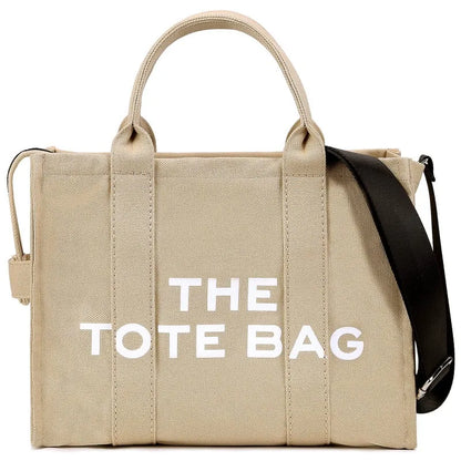 THE TOTE BAG Designer Fashion Handbag Shoulder Strap Crossbody Handbag Adjustable Large Capacity Canvas Women's Bag