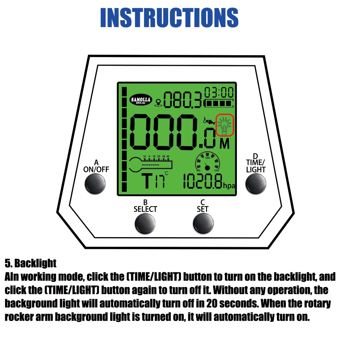 SAMOLLA New Large Electronic Fishing Reel Usb charging Large Display Screen Temperature/Air Pressure Sea Boat Baitcasting Reel