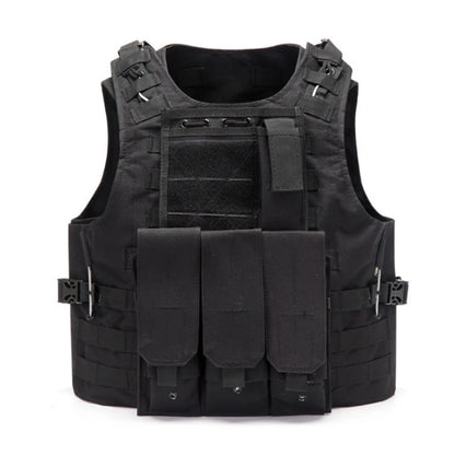 Nylon Tactical Vest Body Armor Hunting Carrier Accessories Men Combat MOLLE Camo Military Vest Outdoor CS Hunting