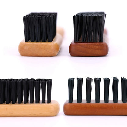 Barber Wood Handle Hairdressing Soft Hair Cleaning Brush Retro Neck Duster Broken Remove Comb Hair Styling Salon Tools Wholesale