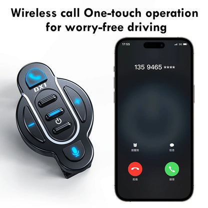 New Smart Wireless Remote Control Bluetooth 5.4 Media Controller Waterproof for Helmet Earphone Motorcycle Bike Handlebar