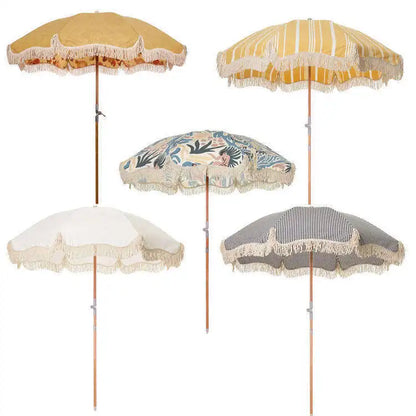 Cross-border e-commerce foreign trade inventory retail wholesale 2M beach umbrella outdoor sunscreen portable folding parasol