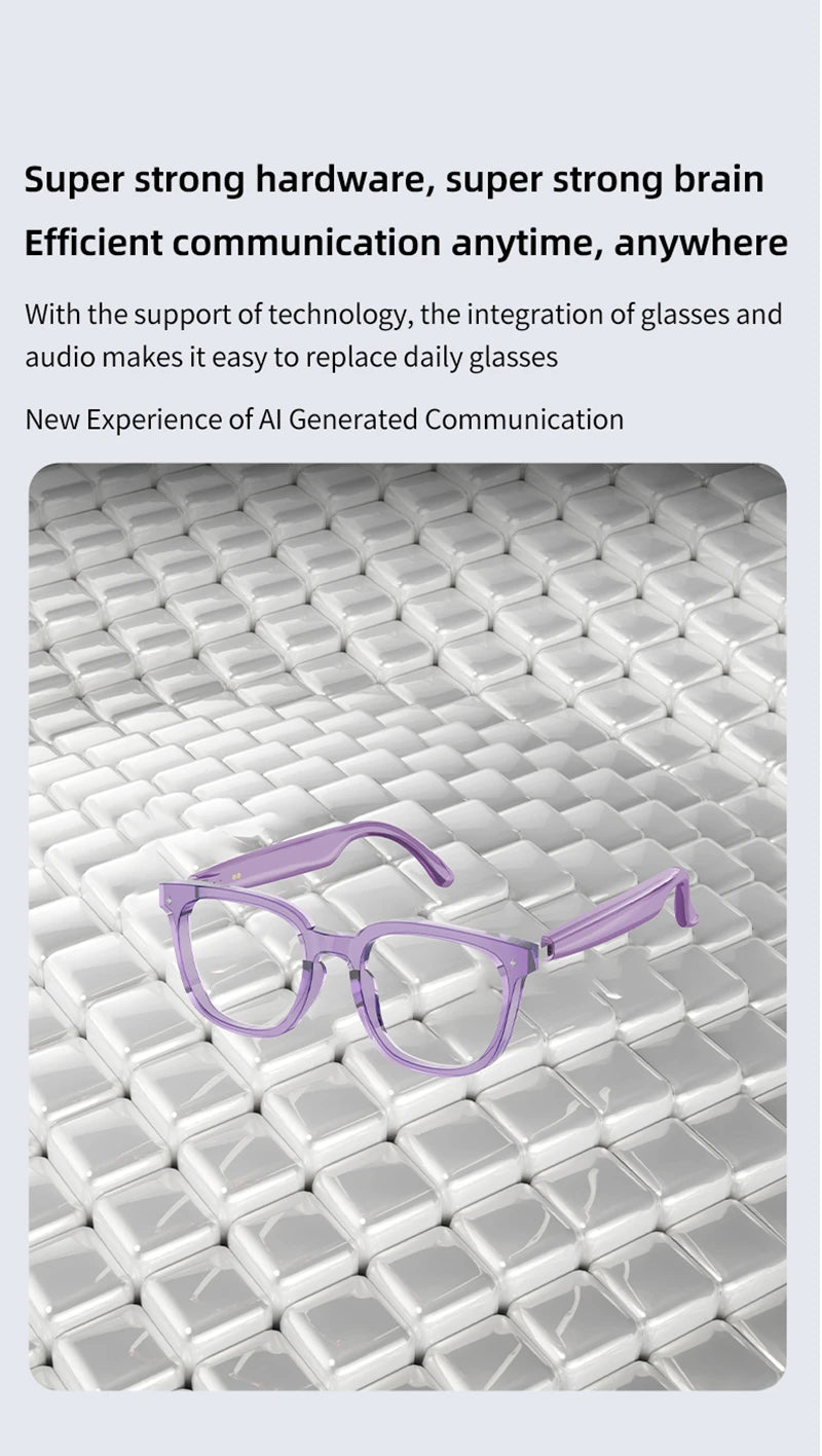 Xiaomi New AI Intelligent Translation Glasses Touchscreen Sunglasses Smart Bluetooth Glasses Listen To Music Voice Call