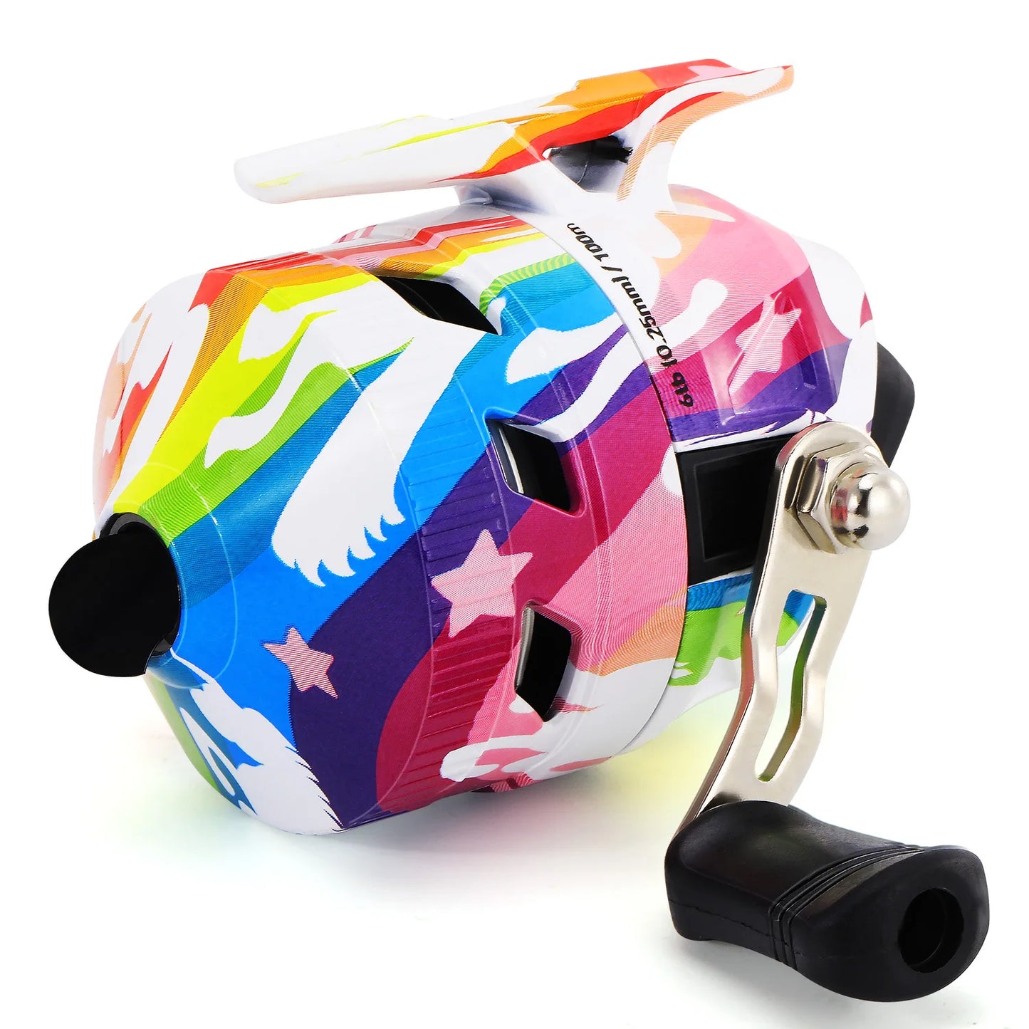 Sougayilang Casting Fishing Reel 3.4 Gear Ratio High Speed Aluminum Alloy Spool Reel with Nylon Fishing Line Freshwater Pesca