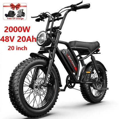 Cheap 2000w Adult Men\'s Bike,20 26 Inch Capable Climbing 45° Slope 30-50mph 30-60mile 48v Aluminum Alloy,for Electric Bicycle