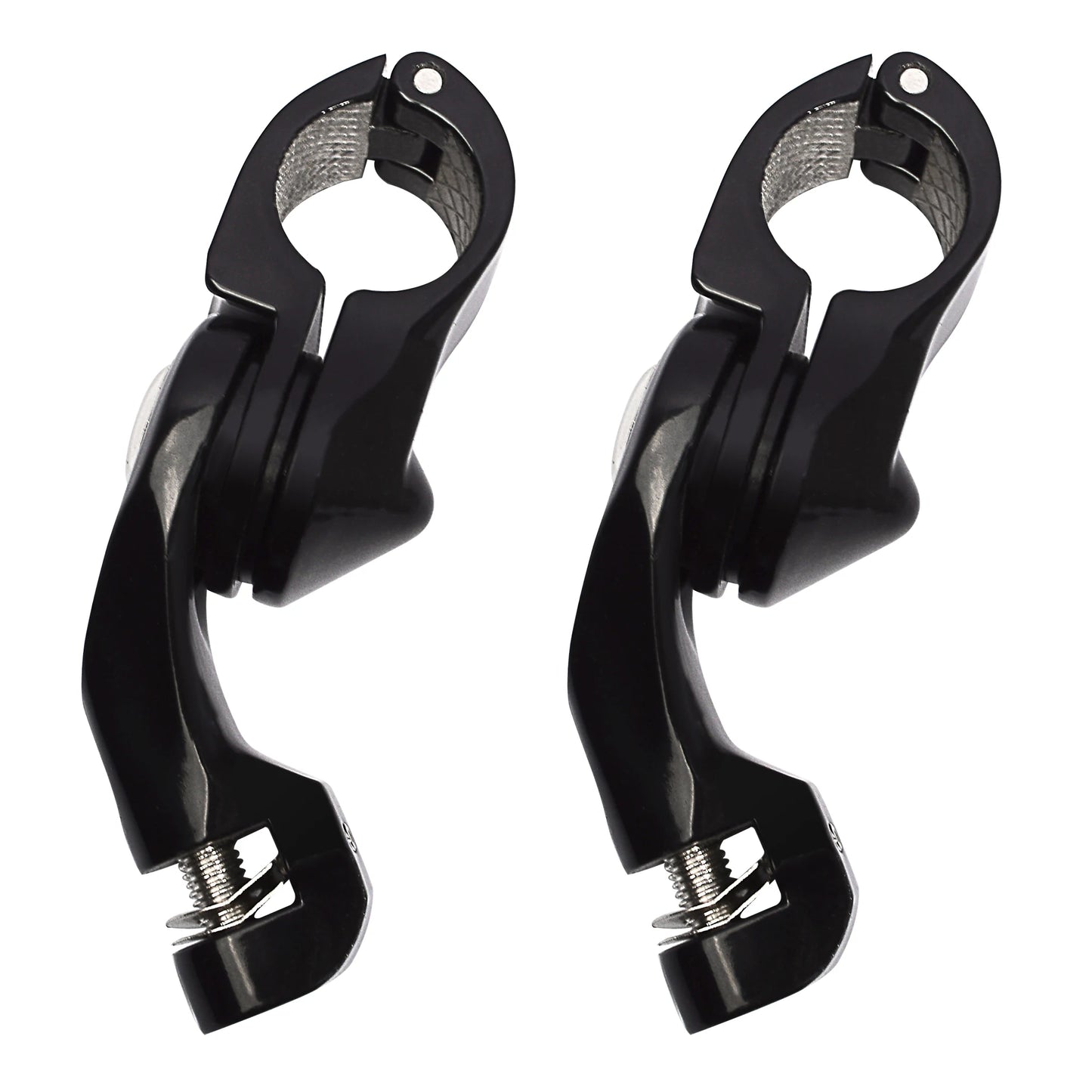 1.25" Highway Pegs Adjustable Footpeg Short for Harley Touring Road King Road Glide Electra Glide Street Glide Sportster Softail