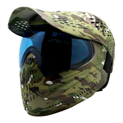 Lotus Camo Color Great III Paintball Mask Full Coverage Protector Helmet