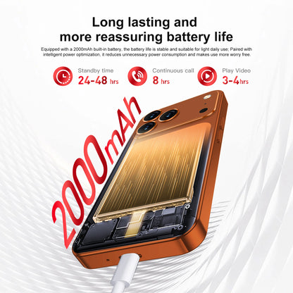 SERVO S45 PRO Android Mini Smartphone 4G LTE 4.5" HD Display 3+64GB Face Unlock Small Portable Cell Phone 2 SIM GPS Play Store