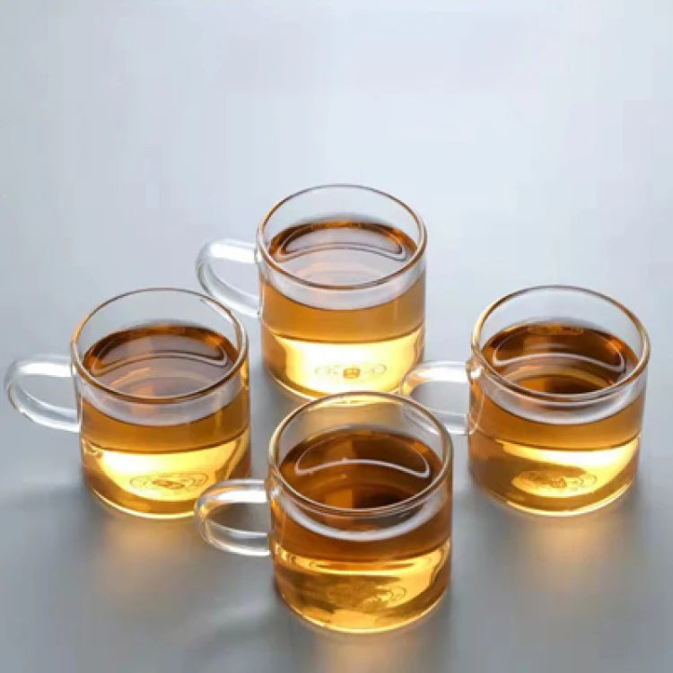 【Household Tea Infuser Kettle】Heat-Resistant Glass Tea Pot with Separator - for Loose Leaf Tea, Herbal Tea & Flower Tea