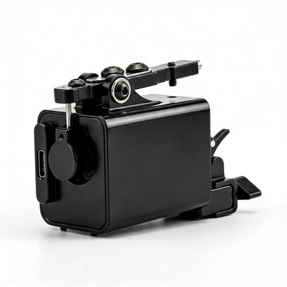DM Wireless Rotary Tattoo Machine with Display Screen Coreless Motor Tattoo Gun Kit With 30MM Self-locking Stainless Steel Grip