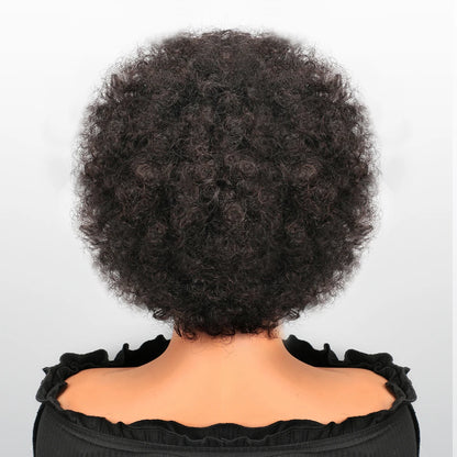 13X4 Afro Kinky Curly Wave Bob Lace Front Braided Wig Brazilian Remy Human Hair Lace Natural Hairline Human Hair Wig