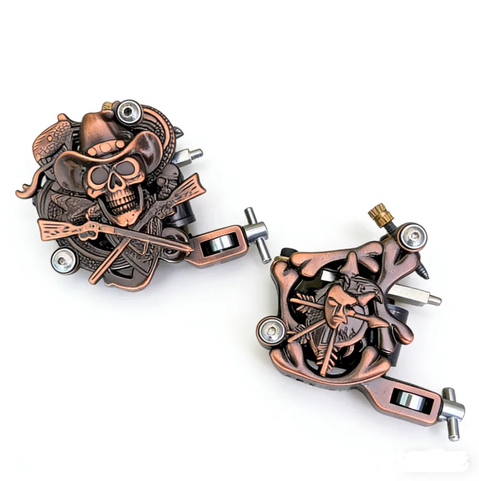 Special Price Handmade Tattoo Gun Wraps Coils Iron Frame Tattoo Machine Liner&Shader Beginner Tatu Gun For Tattoo Artist