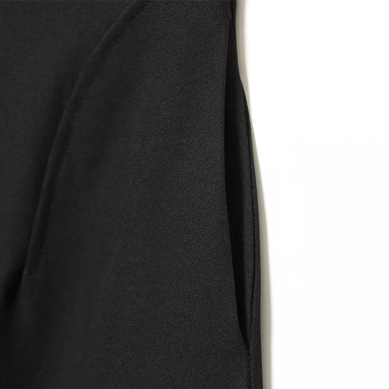 Elegant Solid Women's Blazer Trouser Suits Lapel Single-Breasted Wide Leg Pants Lady Set 2026 Spring 2 Pieces Set Women