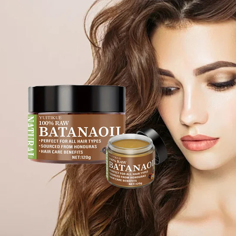 100% Raw Batana Oil, From Honduras, Suitable For All Hair Types, With Hair Care Benefits
