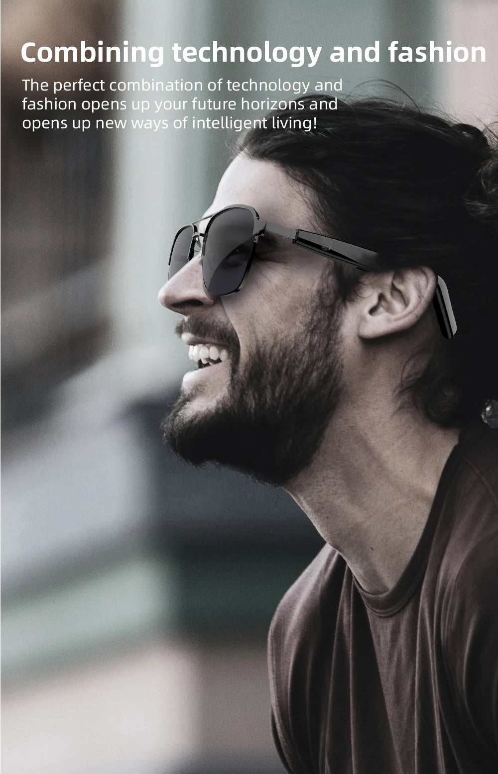 SG11 PRO Sunglasses Smart Wireless Bluetooth Glasses for Fashion Anti-Blue Light Glasses with Music Playback And Phone Answering