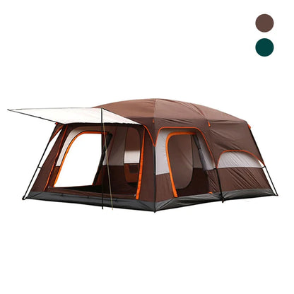 4 Person Camping Tent, Waterproof Large Family Tent, Premium Outdoor Shelter, Fit For RV, Heavy Duty Camping Equipment
