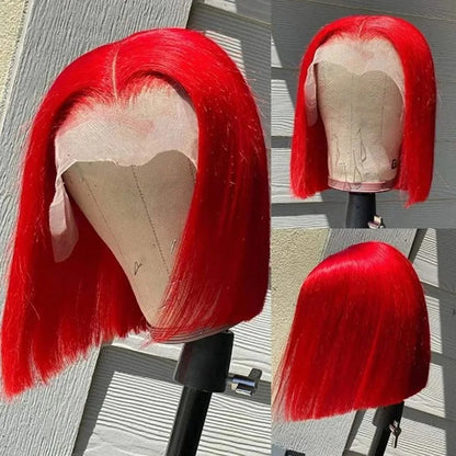 Soft Hair13x4 Straight Synthetic Lace Front Wig for Women Ombre Platinum Blonde Ash Roots Glueless Heat Resistant Fiber Hair Wig