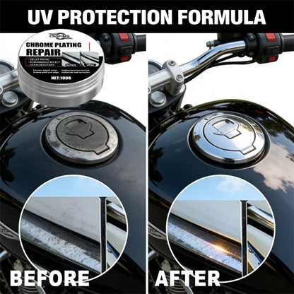 Chrome Refurbishment Paste: Polishes & Restores Car Wheels & Bumpers
