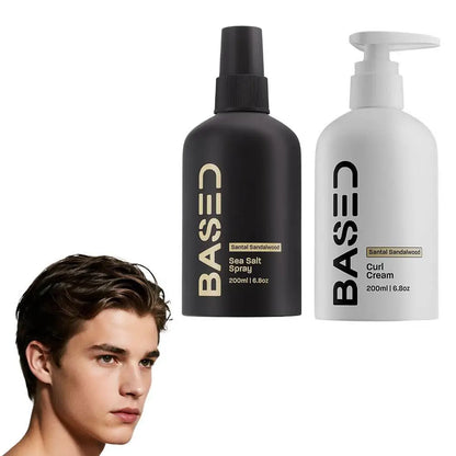 Base Sea Salt Hair Volumizing Spray - No-Rinse Fluffy Hair Styling Mist Lightweight Texture Boost Hair Care Styling Product