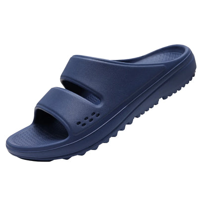 Kidmi Women Flat Sandals Women Slippers Outdoor Non-slip House Slippers Unisex Beach Slides Orthopedic Breath Soft Slippers